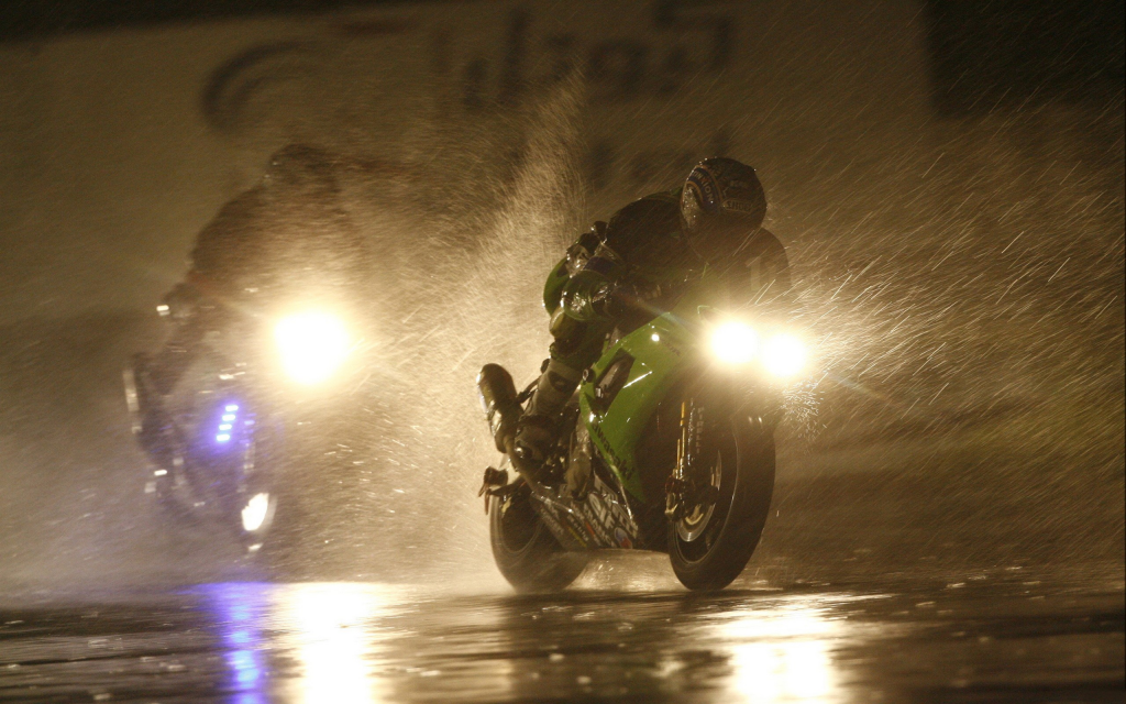 Rain track racing