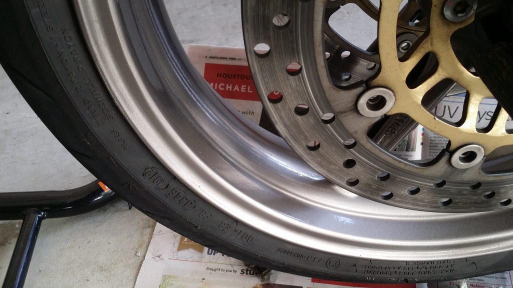 cleaned wheel